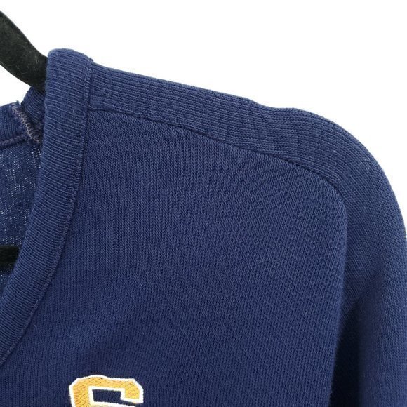 VTG 1960s/1970s Jostens Artex Syracuse University Embroidered V-Neck Sweater M - Picture 8 of 16